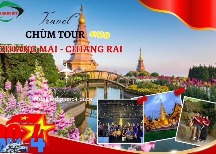 Tour Chiang Mai - Chiang Rai 4 Ngày 3 Đêm Lễ 30/4-1/5